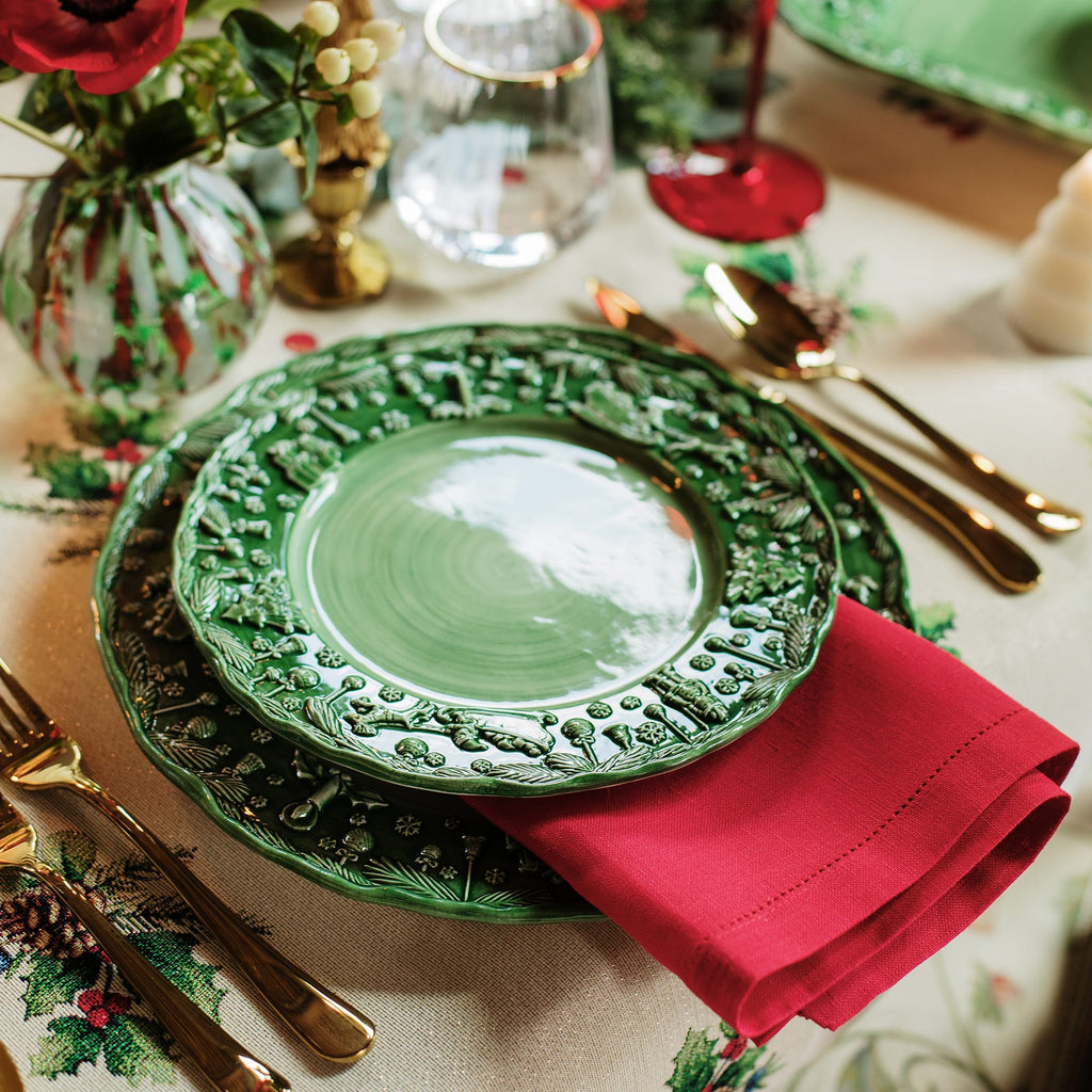Fiabe di Natale Green Salad Plate