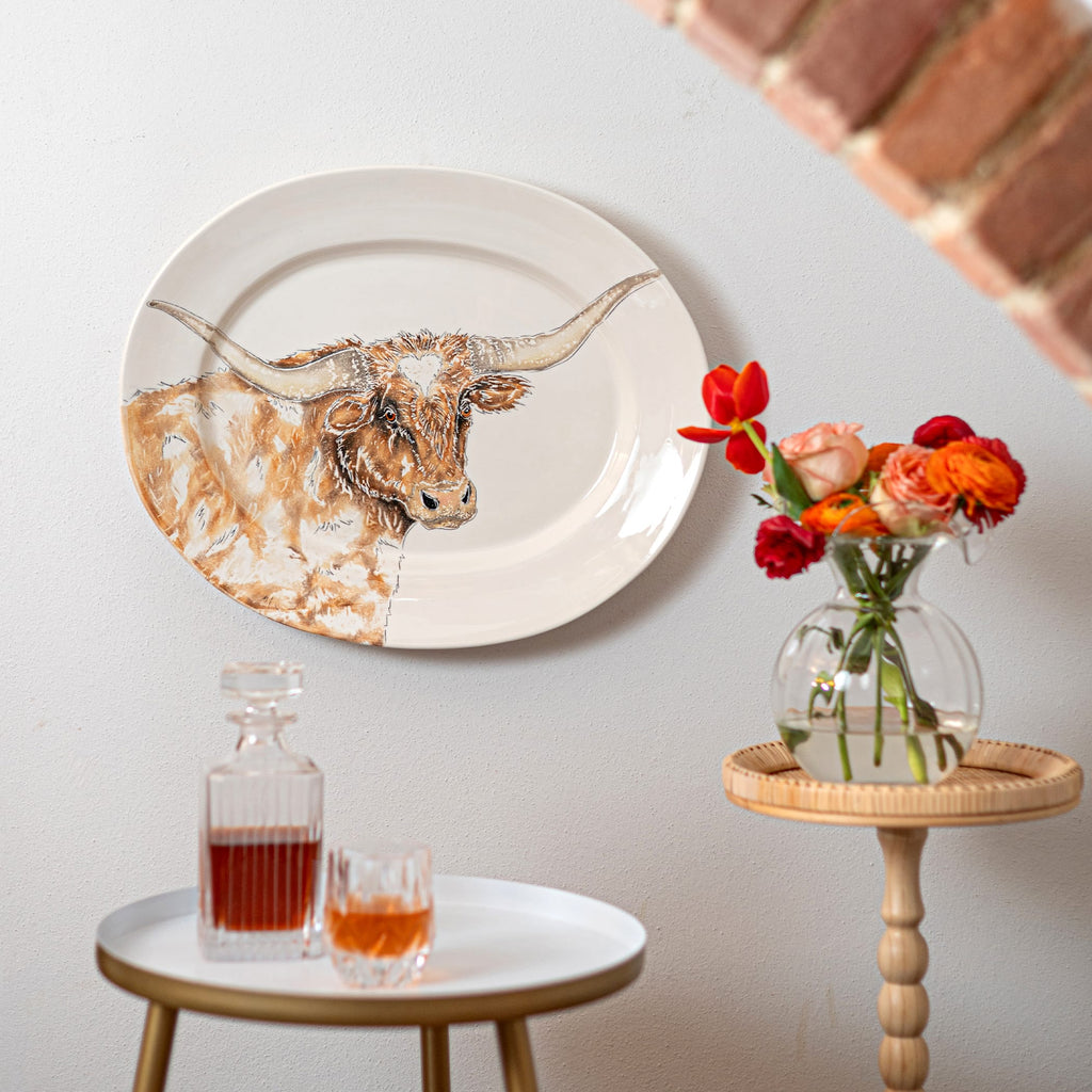 Fattoria Longhorn Large Oval Platter