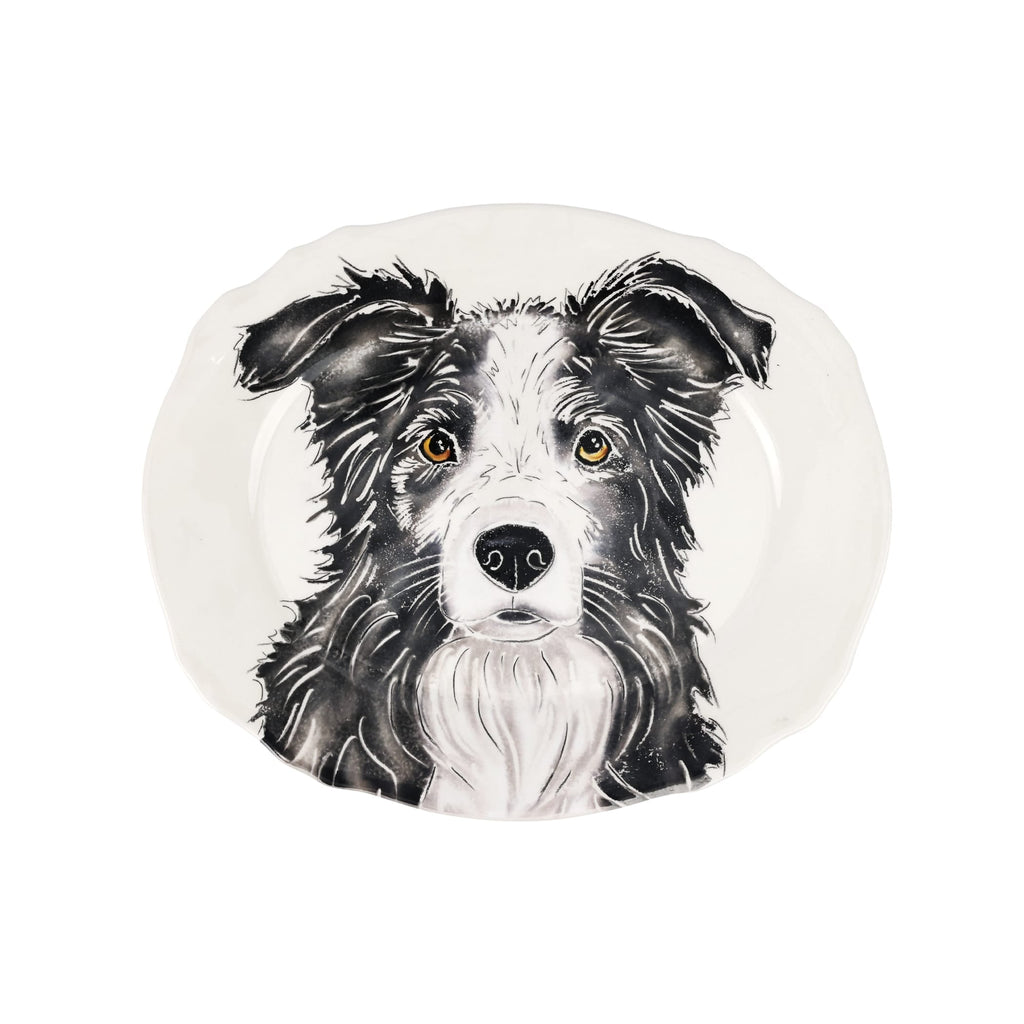 Fattoria Sheep Dog Medium Oval Platter