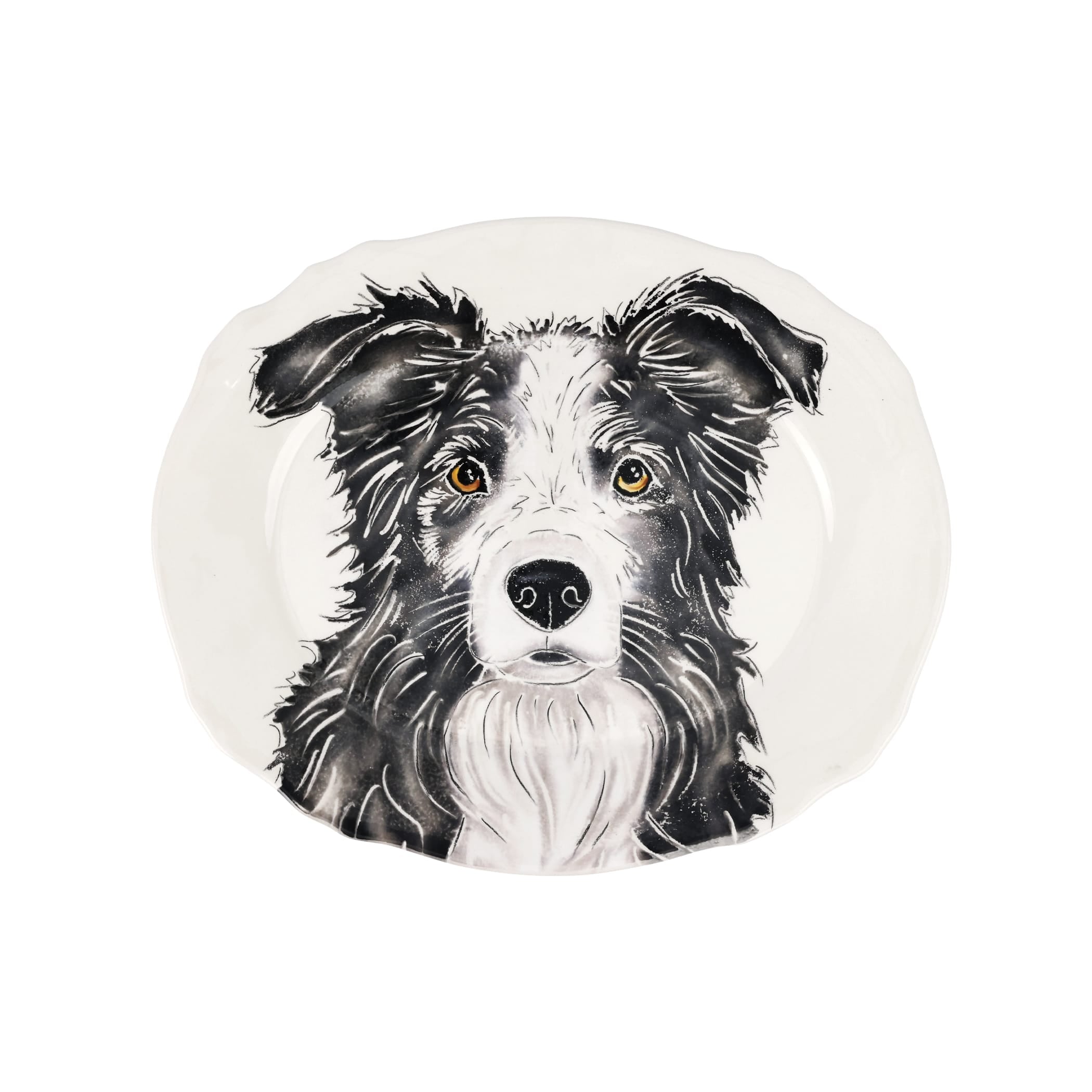 Fattoria Sheep Dog Medium Oval Platter
