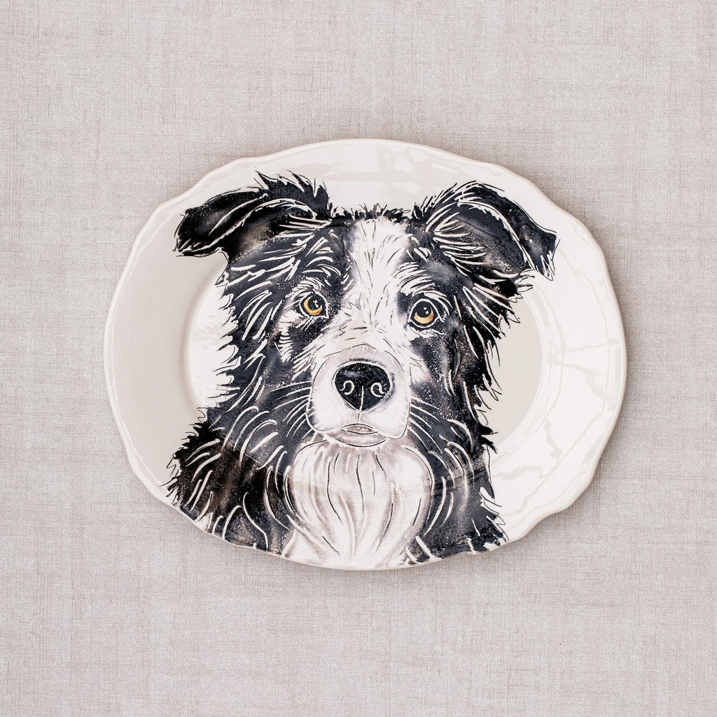 Fattoria Sheep Dog Medium Oval Platter