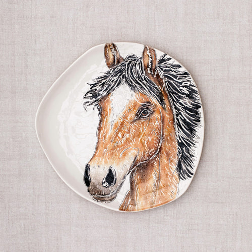 Fattoria Horse Organic Round Platter